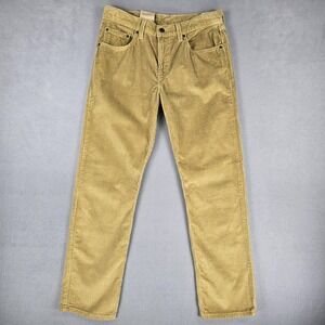 Levis Corduroy Pants Mens 30x30 Beige Straight Leg Regular Fit PC9 A4690-1843